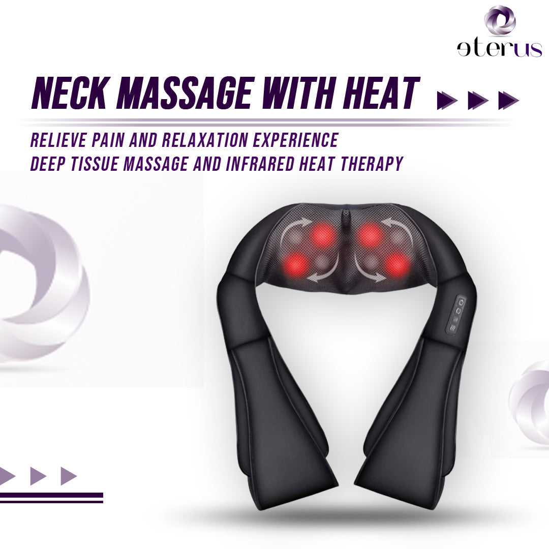 Neck & Shoulder Massager with Heat – Parent Recovery Essential
